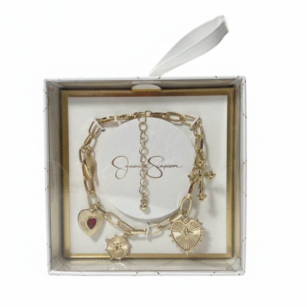 Jessica Simpson Pulsera Gold Damas