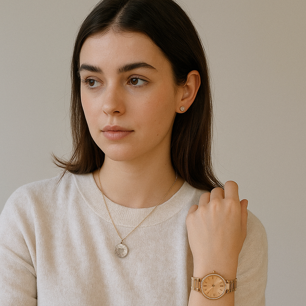 Ellen Tracy Set De Reloj Y Accesorios Para Damas