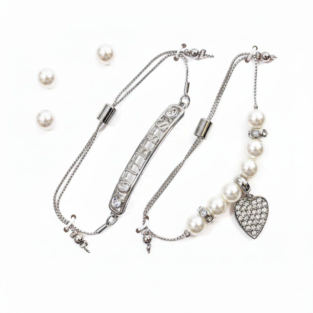 Guess Set De Dos Pulsera Y Zarcillos