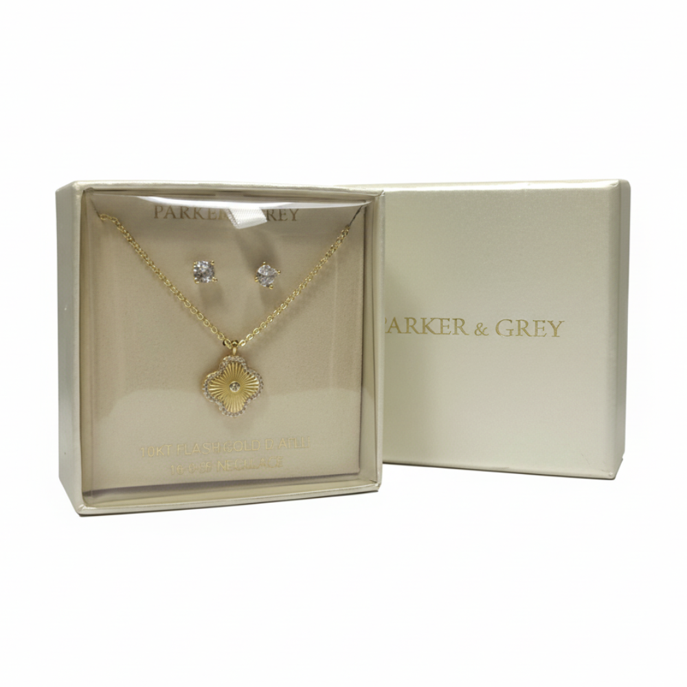 Parker & Grey Set Collar y Zarcillos