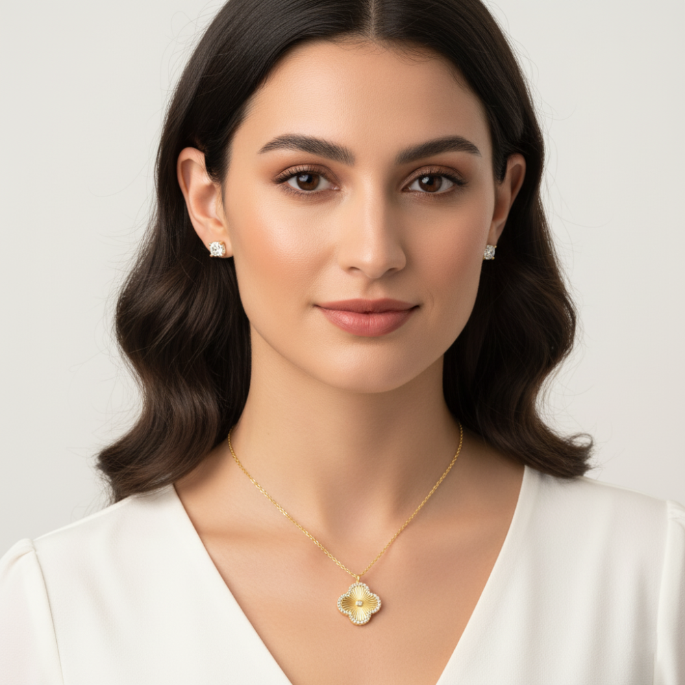 Parker & Grey Set Collar y Zarcillos