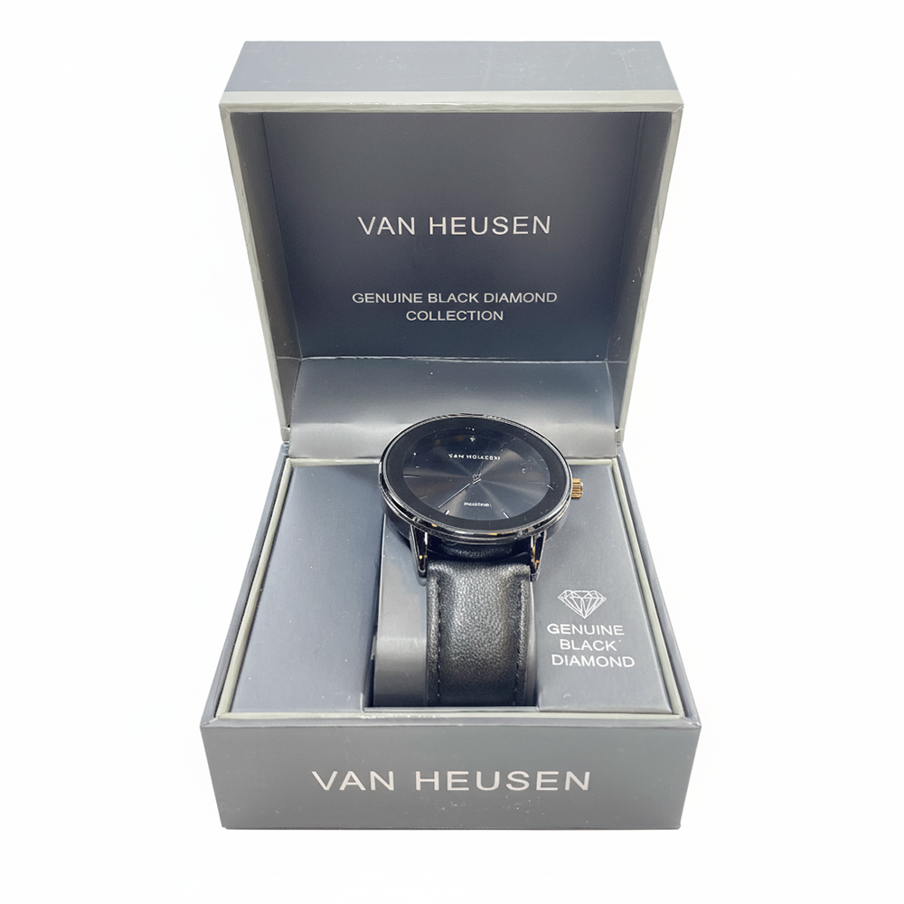 Van Heusen Reloj Genuine Black Diamond