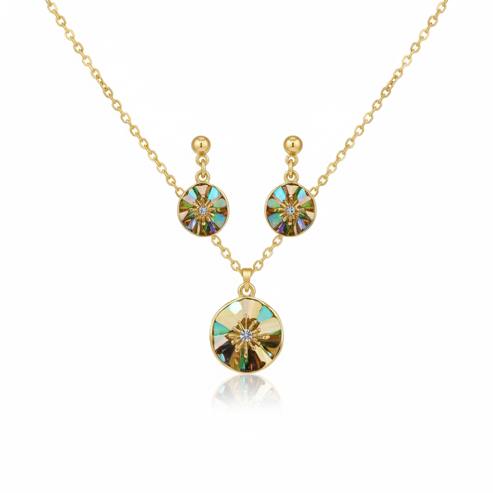 Nine West Set De Collar Y Zarcillos