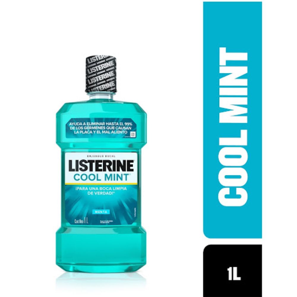 Listerine Enjuague Bucal Cool Mint 1L