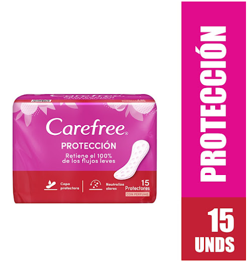 Carefree Protector Diario Con Perfume 15 Und