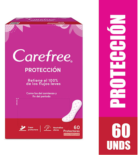 Carefree Protector Diario Con Perfume 60 Und
