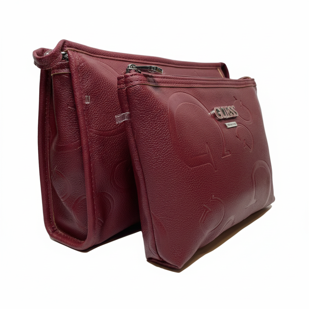 Guess Portacosmeticos Forber Travel Black Cherry