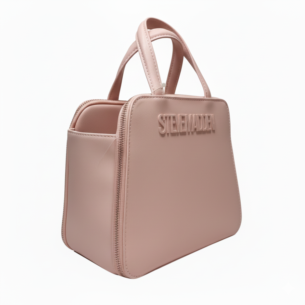 Steve Madden Cartera Bdafnee Linen Pink Satchel