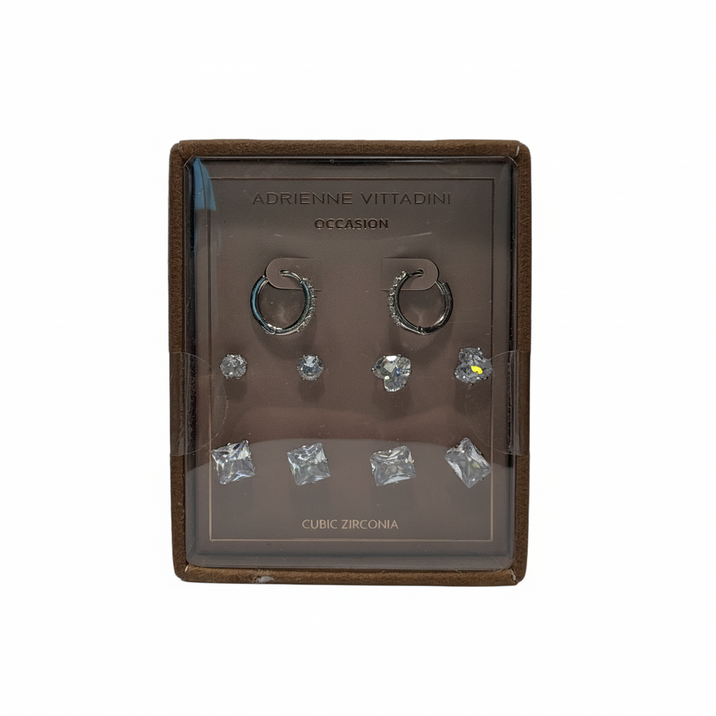 Adrienne Vittadini Set De Zarcillos 5Pzs