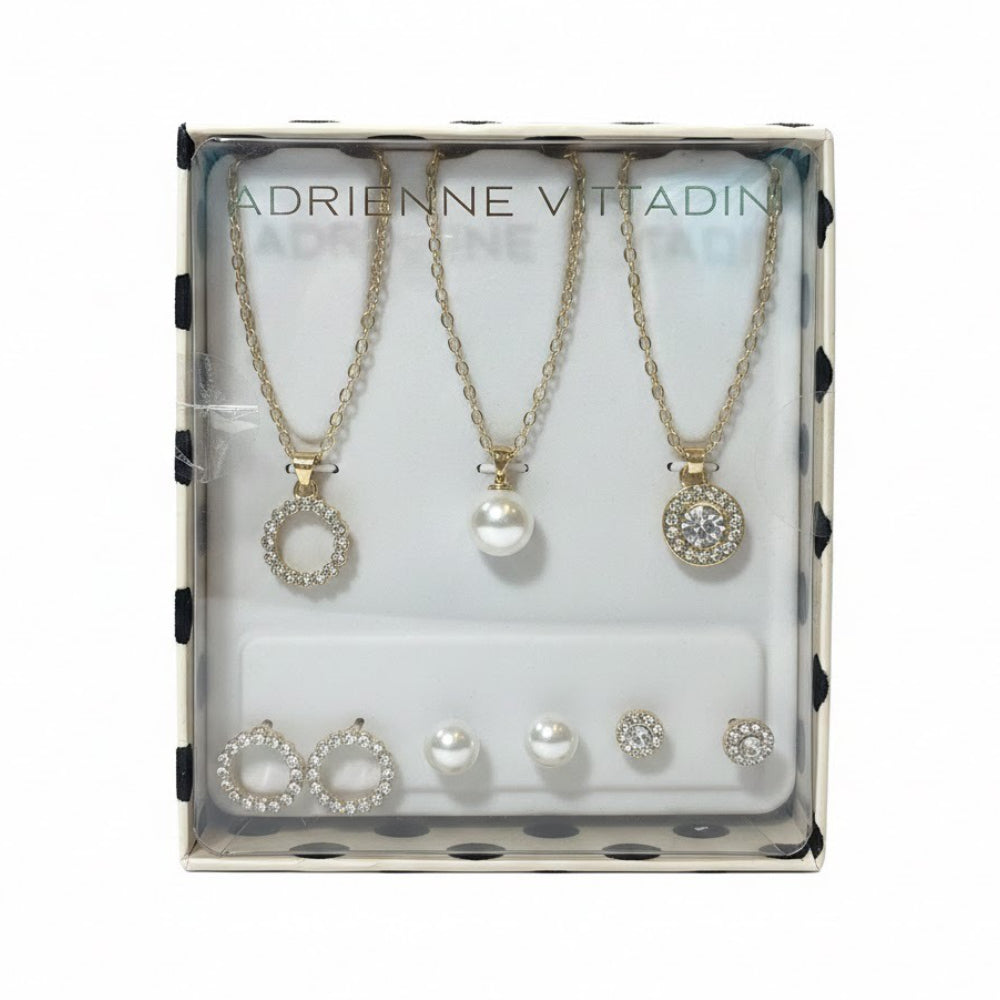 Adrienne Vittadini Set De Collares Y Zarcillos 3Und