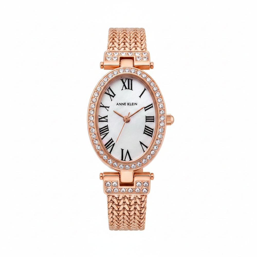 Anne Klein Reloj Para Damas Golden Rose & Zirconias