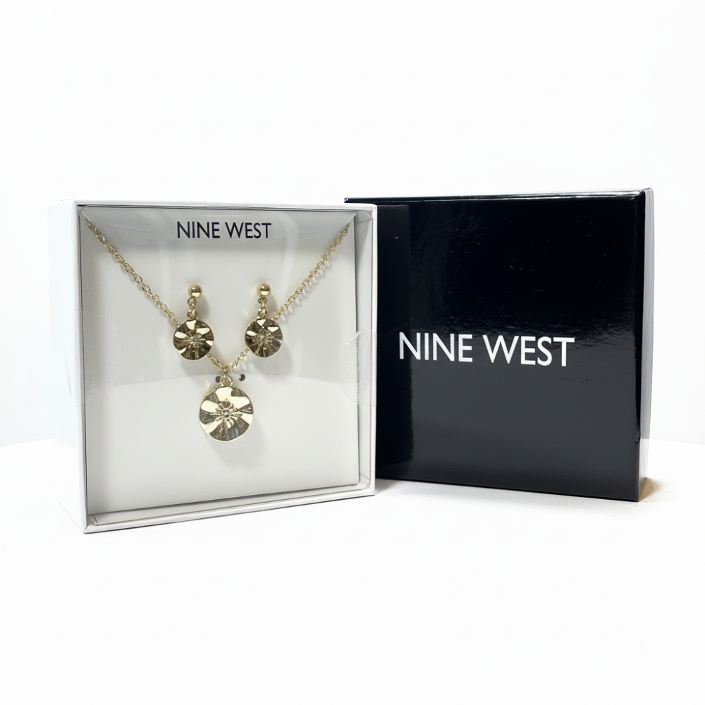 Nine West Set De Collar Y Zarcillos