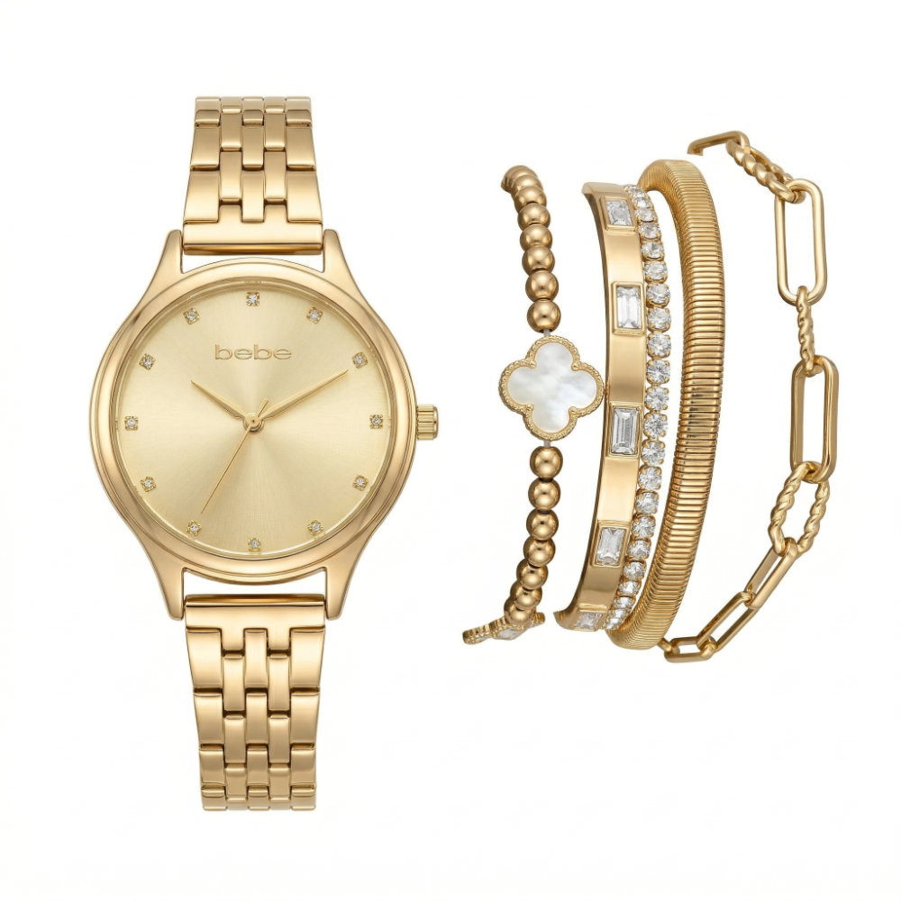 Bebe Set De Reloj y Pulseras