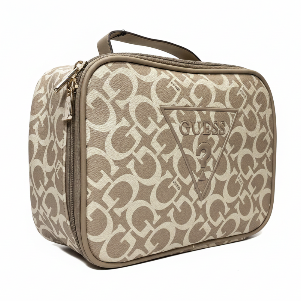 Guess Portacosmeticos Delphine Travel Caramel