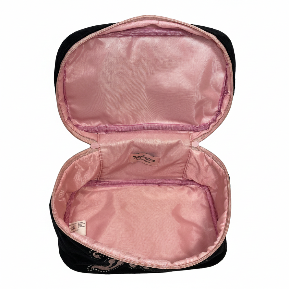 Juicy Couture Portacosmeticos Black Pink
