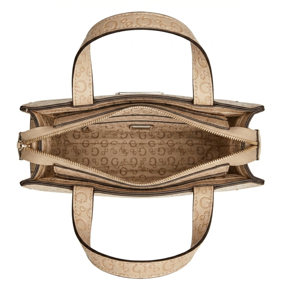 Guess Cartera Jillian Mini Latte