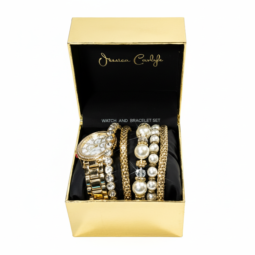 Jessica Carlyle Set De Reloj Y Pulseras