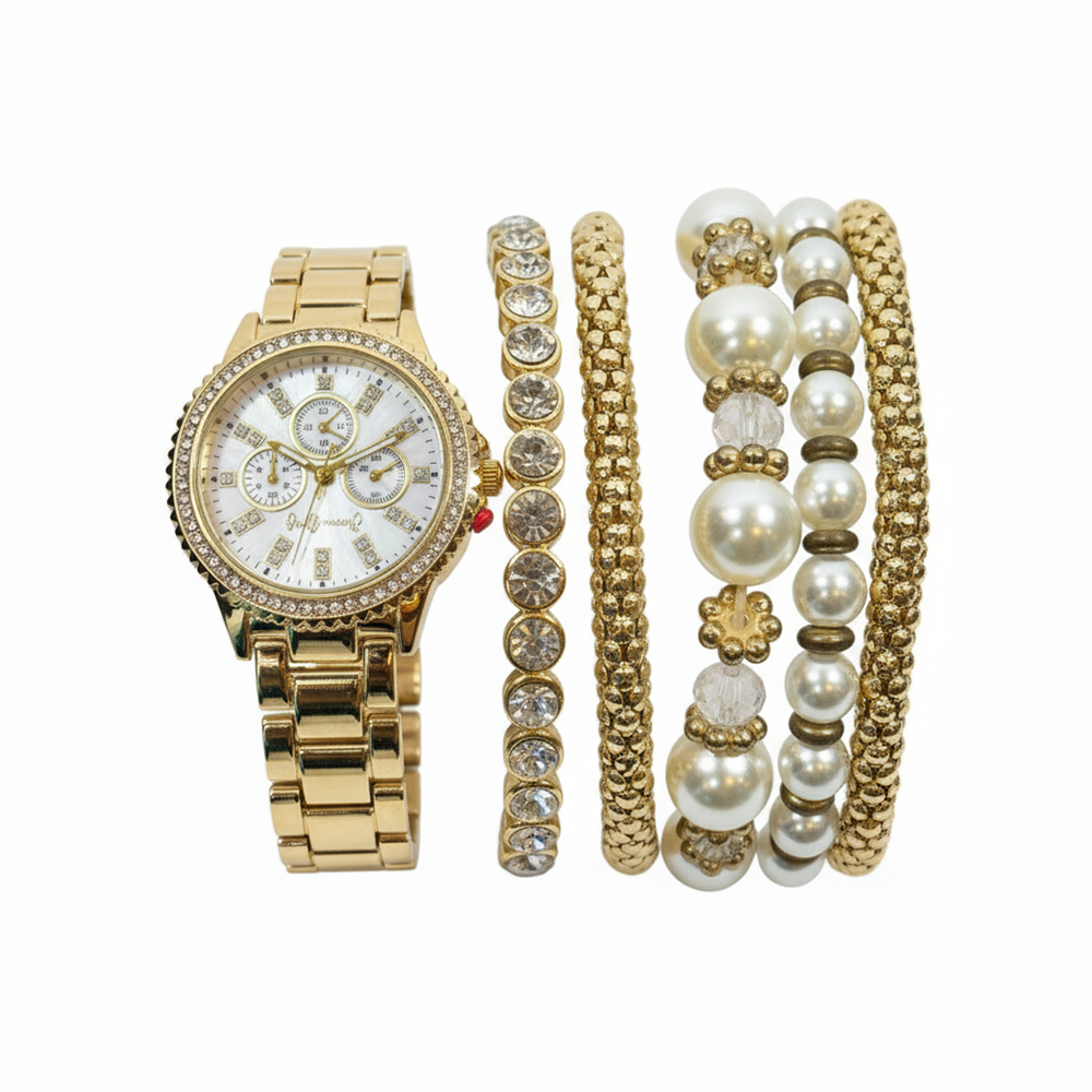 Jessica Carlyle Set De Reloj Y Pulseras