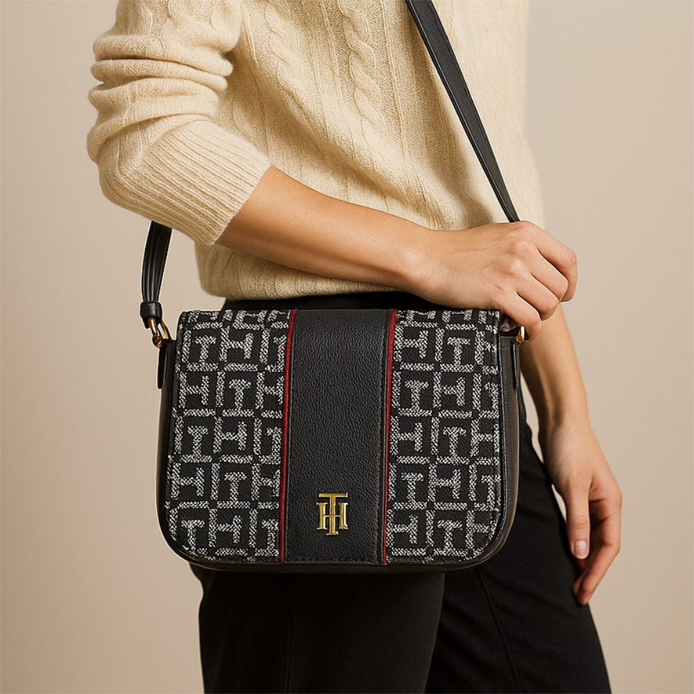Tommy Hilfiger Cross Body Black Logo