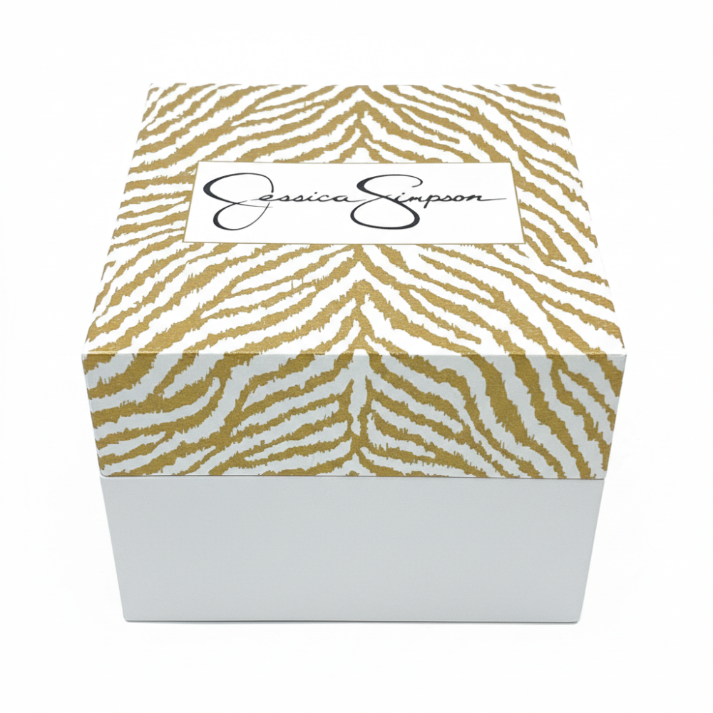 Jessica Simpson Set de Reloj y Pulseras Gold Rose