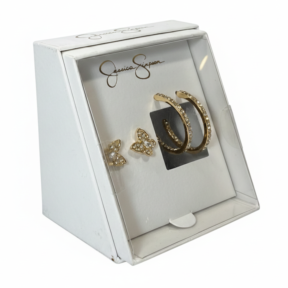 Jessica Simpson Set de Zarcillos 2 Pares