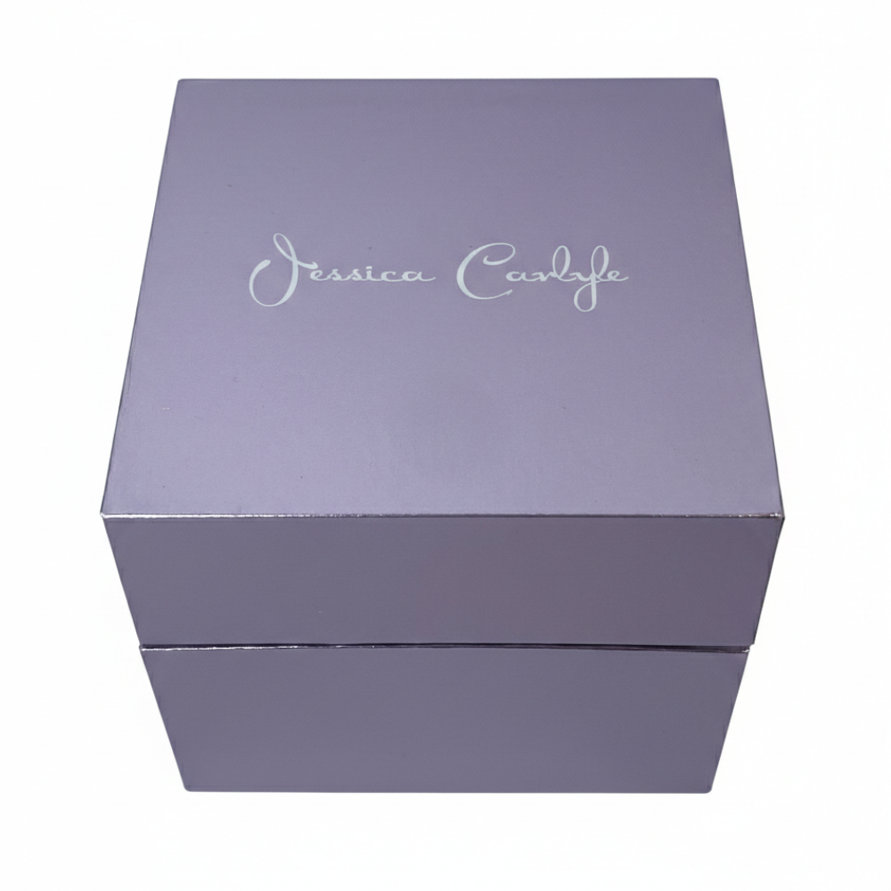 Jessica Carlyle Set De Reloj y Pulseras Black Gold