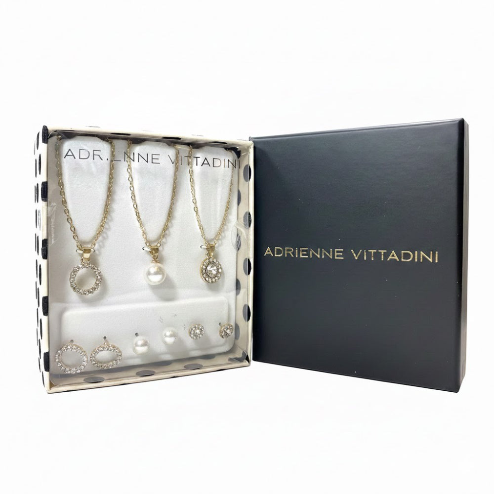 Adrienne Vittadini Set De Collares Y Zarcillos 3Und