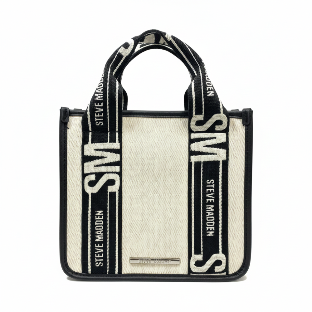 Steve Madden Cartera Bwebber Canvas Cream Mult