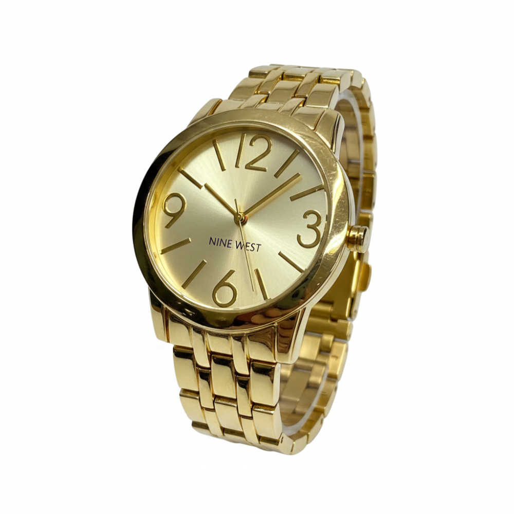 Nine West Reloj Para Damas Golden