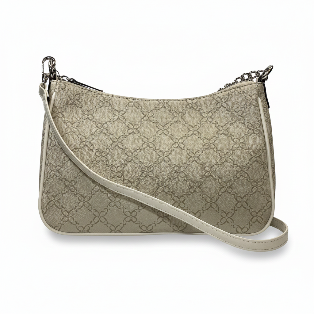 Nine West Cartera Mini Casteel Mushroom Logo Milk