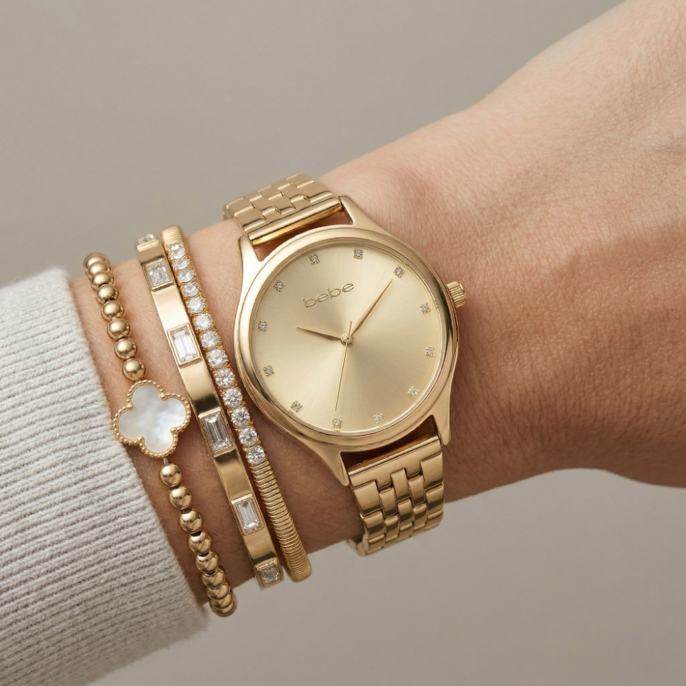 Bebe Set De Reloj y Pulseras