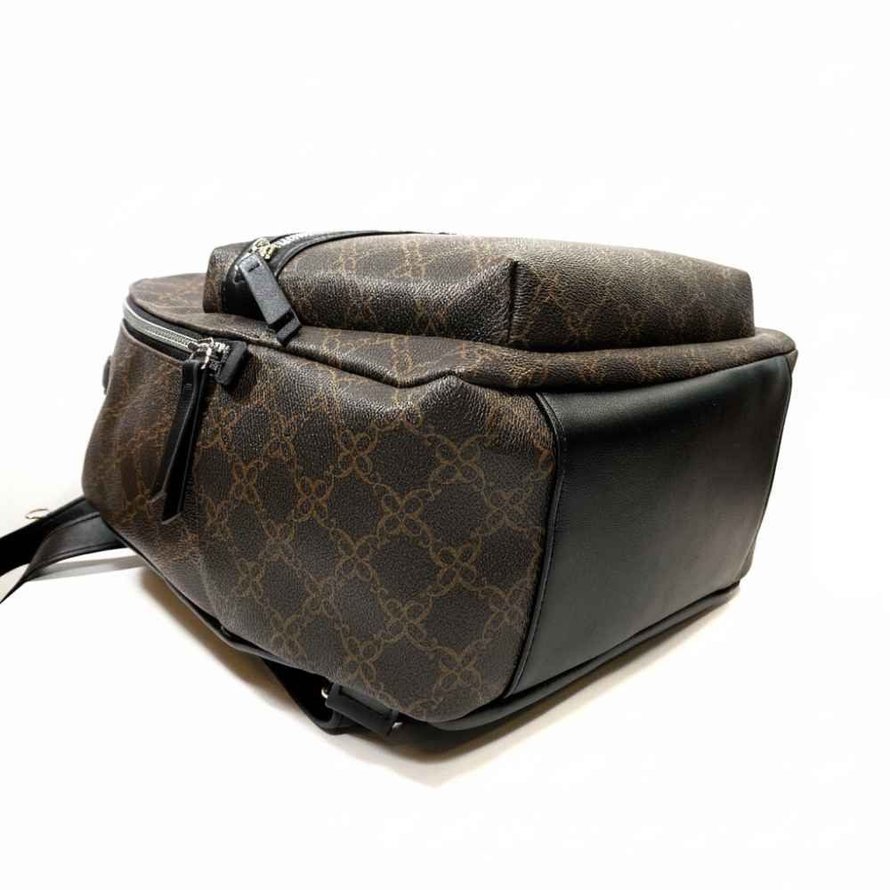 Nine West Bolso Vonetta Brown Logo Black