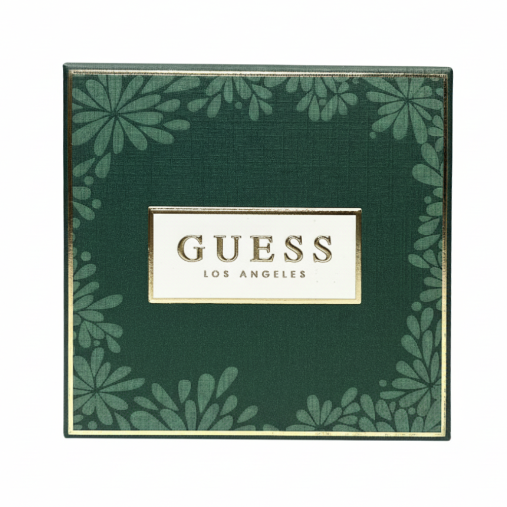 Guess Set De Pulsera Y Zarcillos Plated Logo