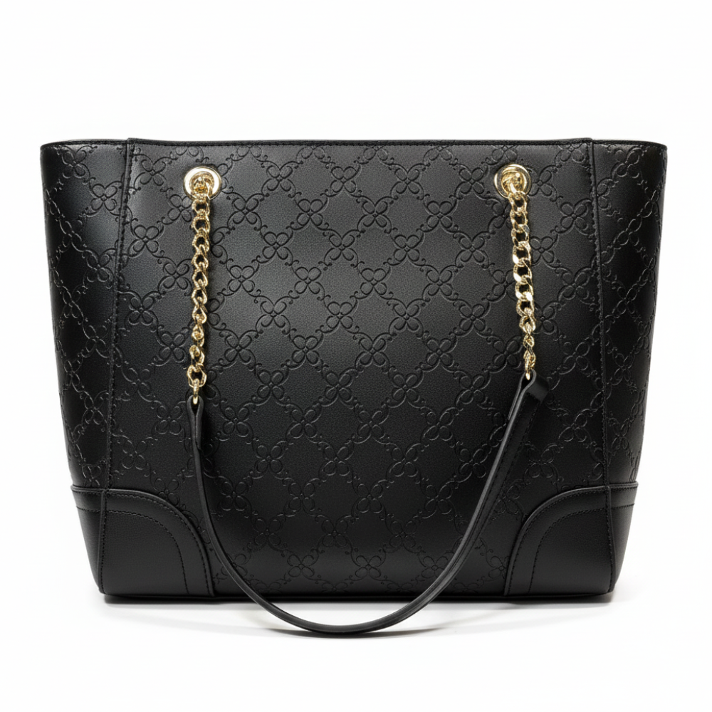 Nine West Cartera Tote Lilla Black