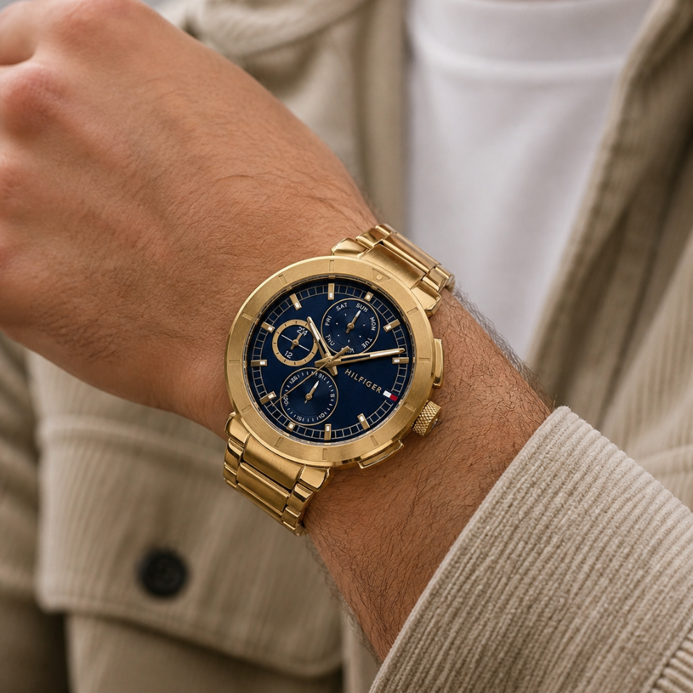 Tommy Hilfiger Reloj Para Caballeros Golden