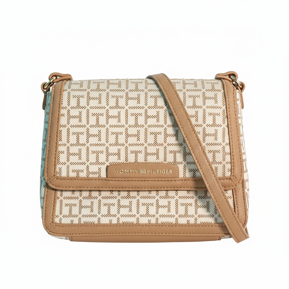 Tommy Hilfiger Cartera Monogram Light Brown