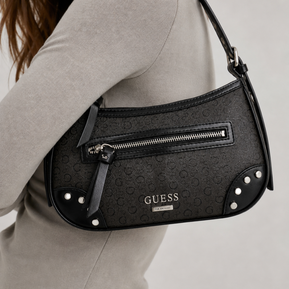 Guess Cartera Chanera Mini Coal