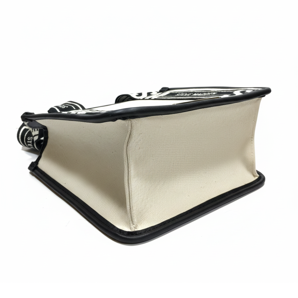 Steve Madden Cartera Bwebber Canvas Cream Mult