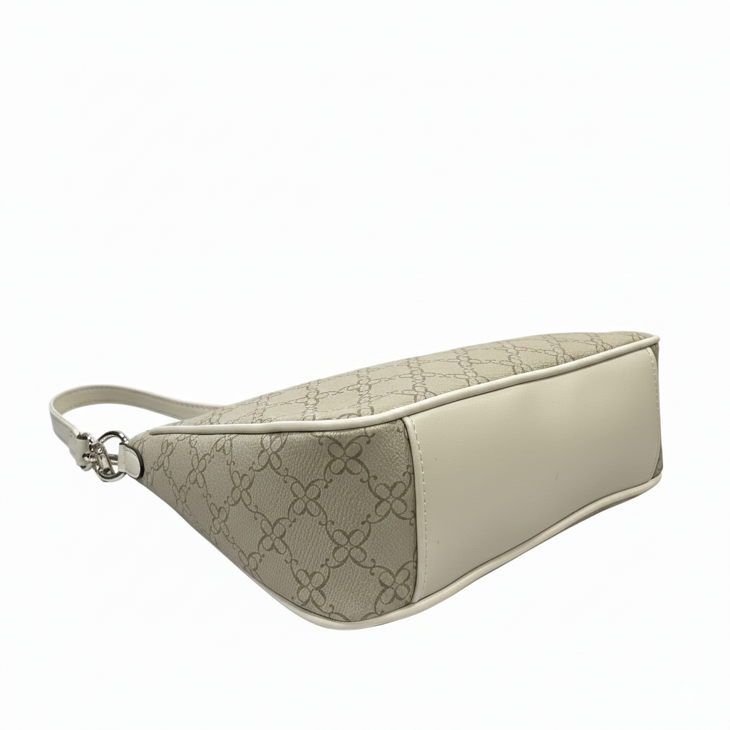 Nine West Cartera Mini Casteel Mushroom Logo Milk