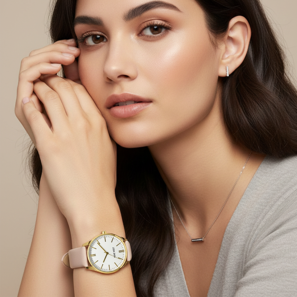 Nine West Reloj Para Damas Pink