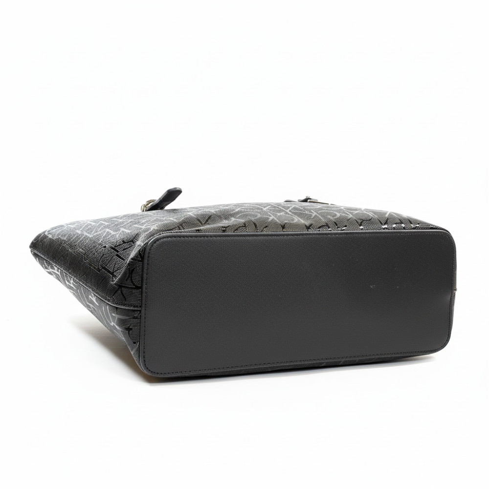 Calvin Klein Cartera Tote Bag Monogram Black