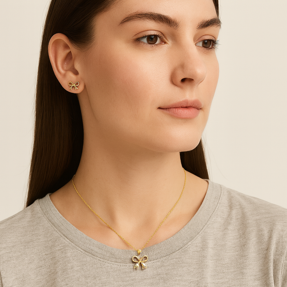 Adrienne Vittadini Set 3 Collares y Zarcillos