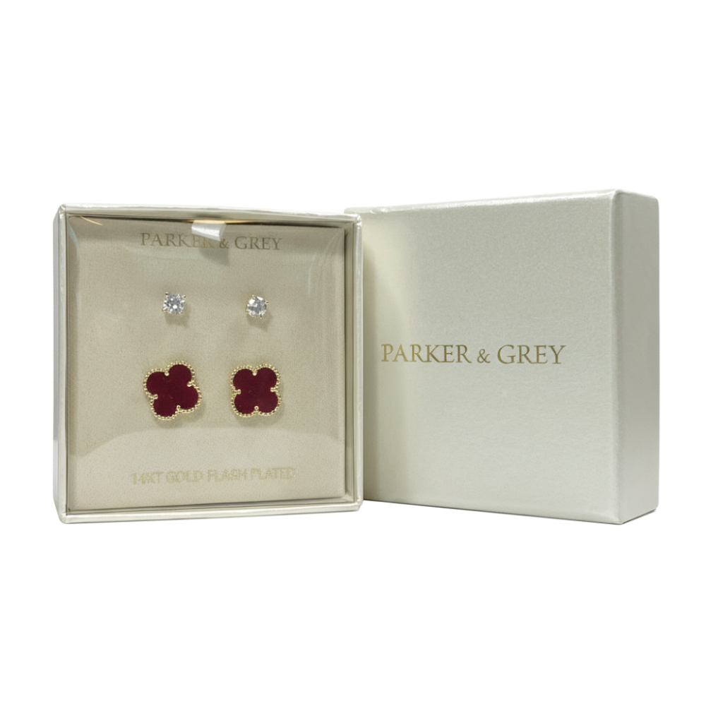 Parker & Grey Set 2 pares de  Zarcilos