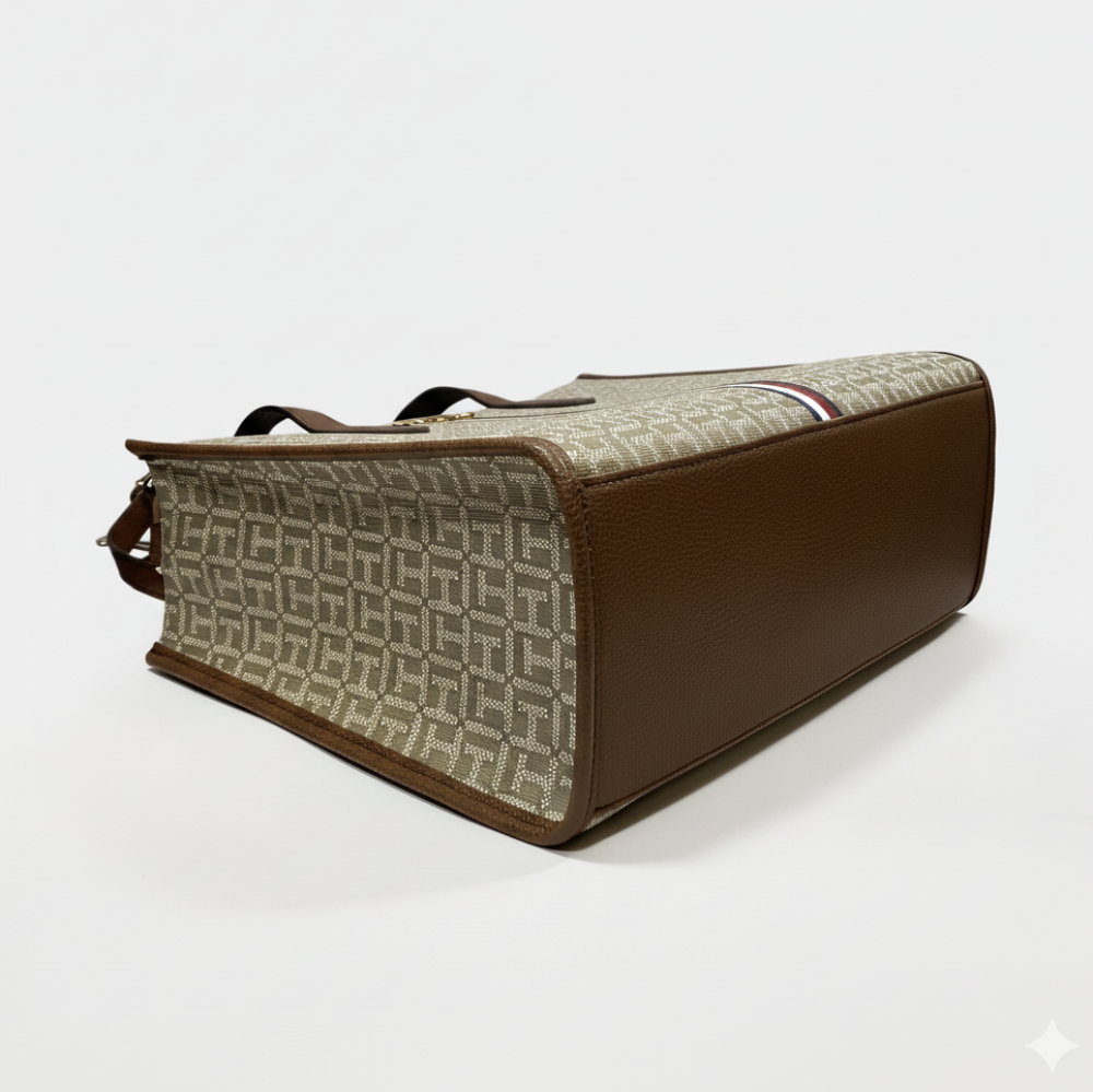 Tommy Hilfiger Cartera Logo Crema