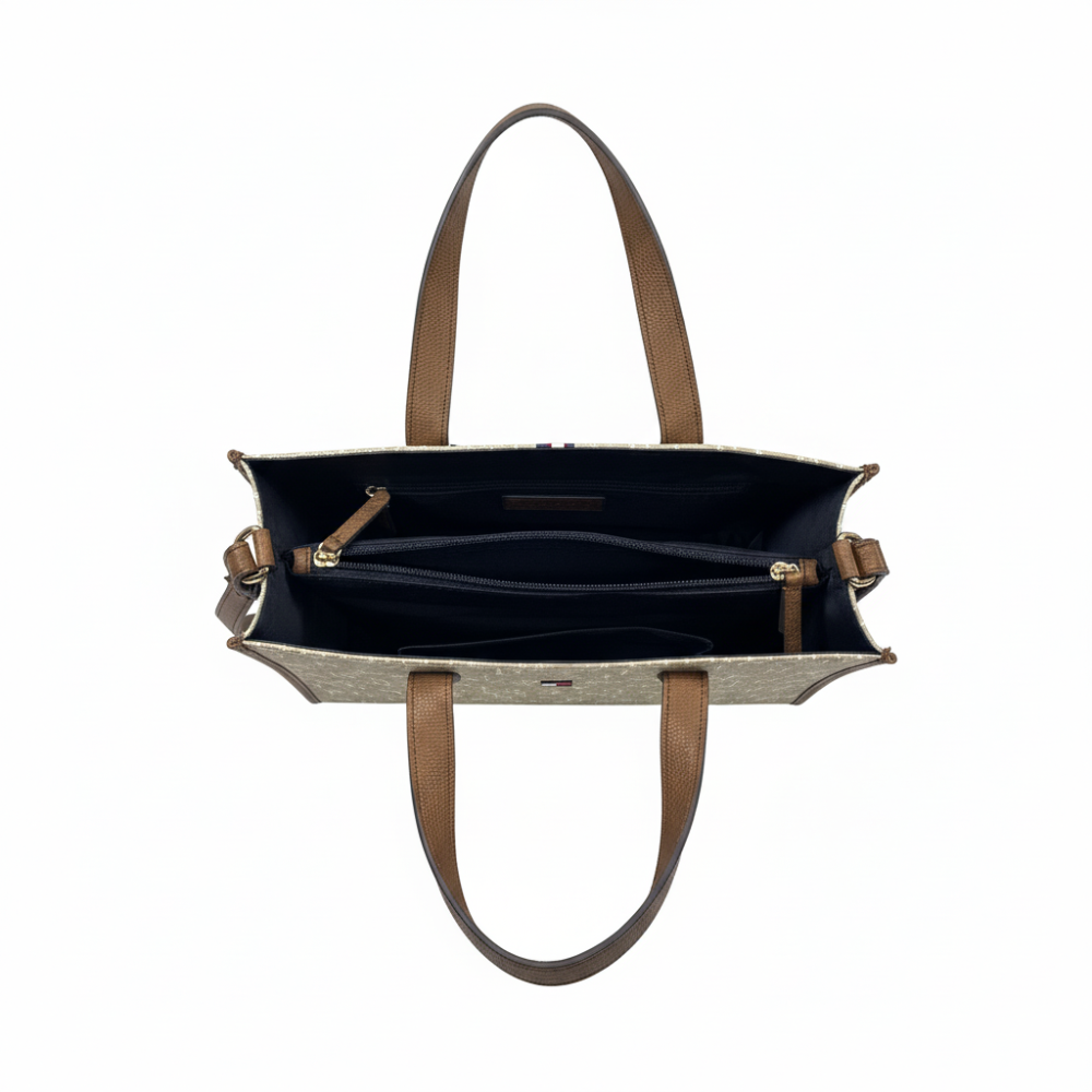 Tommy Hilfiger Cartera Logo Crema