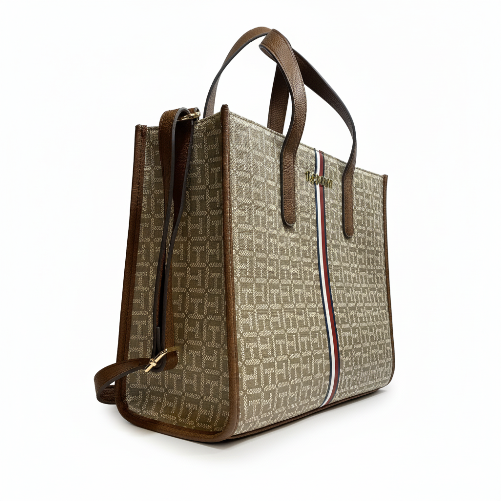 Tommy Hilfiger Cartera Logo Crema