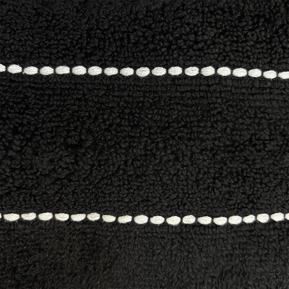 Toalla Tommy Hilfiger Park Stripe Black 76cm x 142cm