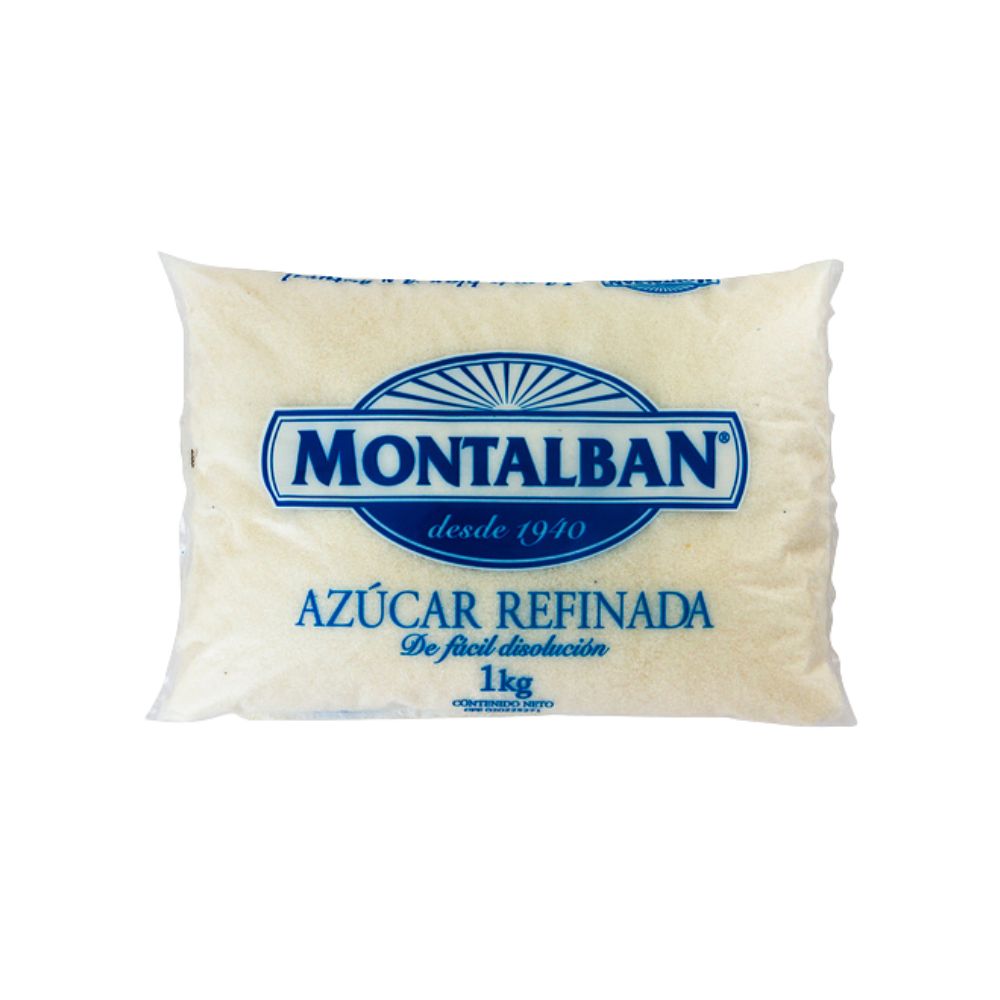 Azucar Montalban Refinada Bolsa de Plastica 1 kg