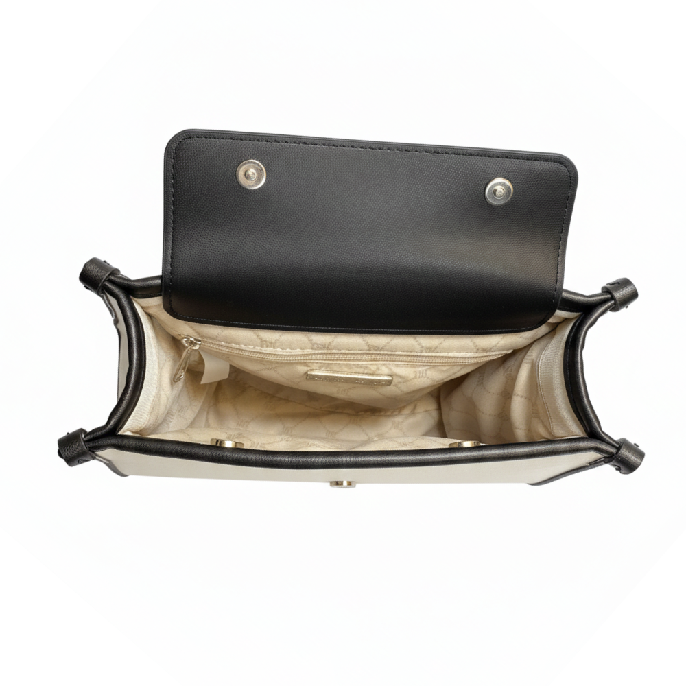 Steve Madden Cartera Bwebber Canvas Cream Mult