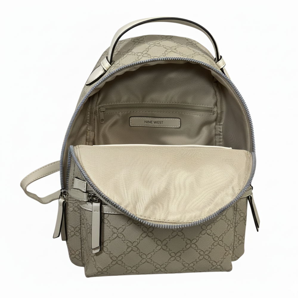 Nine West Bolso Vander Mushroom Logo Milk